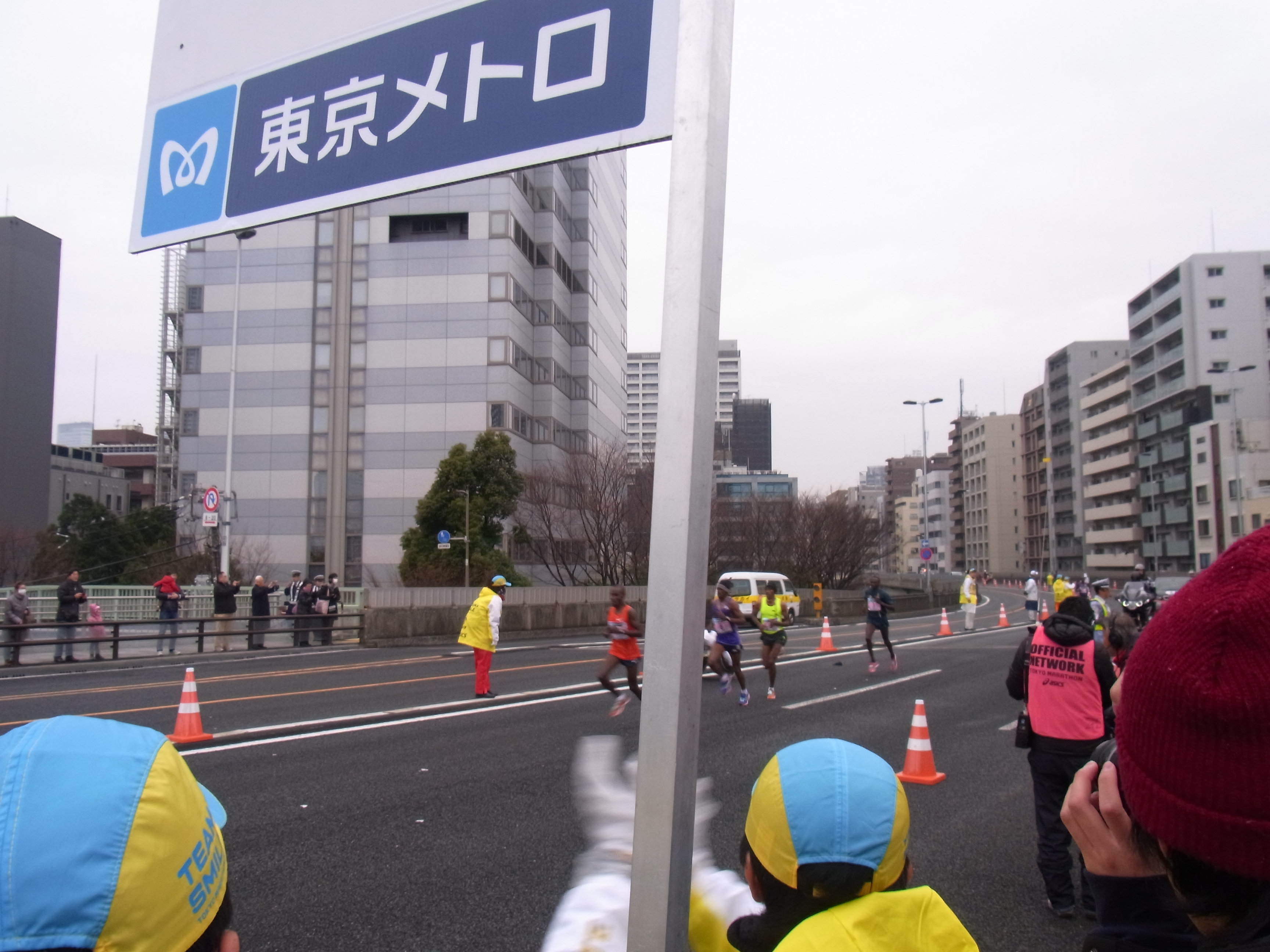 東京マラソン2015先頭集団